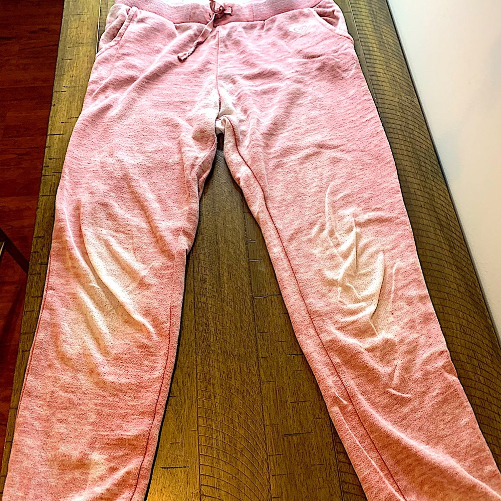 Pink sweatpants from roxy! Worn a bit